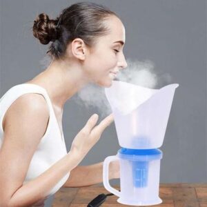 Mcp Vaporizer, Facial Sauna and Nose Steamer 3 In 1 Steam Inhaler (White) Portable Saunas