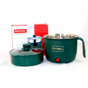 Electromax 3 In 1 Multifunction Portable Electric Cooking Egg Boiler Steamer Rice Cooker Mo Mo Steamer 2L