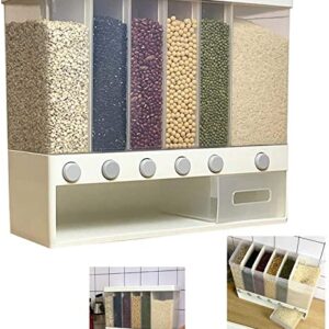 Multiple Dispenser for Cereals, Grain and Pulses । Wall Mounted Food Dispenser । Kitchen Organizer For Beans