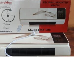 Electromax 908 Wall Heater/Air Cooler With Remote Control Wall Mounted Fan Heater
