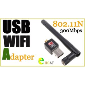 USB WiFi Dongle 600Mbps Wireless Adapter 802.11n/g/b With Antenna