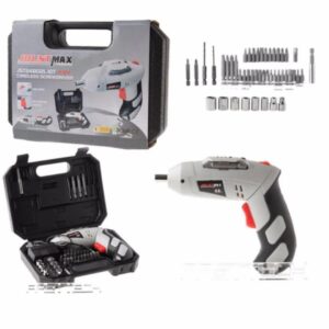 Original Joust max Cordless Screwdriver, 47pcs Rechargeable Cordless Screwdriver, Drill Machine, JS24802 Kit 4.8V Cordless Screwdriver