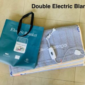 Electric Double Bed Heated Blanket Two Step Control Thermostat Body Warmer Heater For Winter