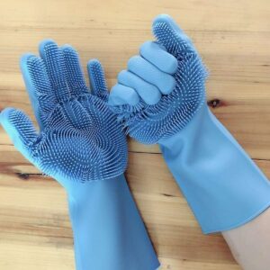 Magic Silicone Dishwashing Gloves Kitchen Tool